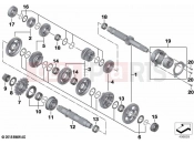 BMW Motorrad BMW 2021 S models S 1000 XR (0E41, 0E43) Transmission shafts 2