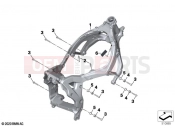 BMW Motorrad BMW 2021 S models S 1000 XR (0E41, 0E43) Main frame | Main frame