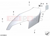 BMW Motorrad BMW 2021 S models S 1000 XR (0E41, 0E43) Upper trim section | Upper trim section