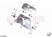 BMW Motorrad BMW 2021 S models S 1000 XR (0E41, 0E43) Cover f ignit.switch and steering lock 2