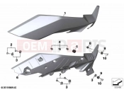 BMW Motorrad BMW 2021 S models S 1000 XR (0E41, 0E43) Side trim panel 2