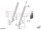 BMW Motorrad BMW 2021 S models S 1000 XR (0E41, 0E43) Telescope fork | Telescope fork