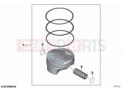 BMW Motorrad BMW 2021 S models S 1000 XR (0E41, 0E43) Piston with rings and pin 2