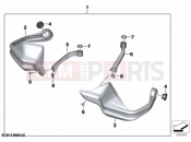 BMW Motorrad BMW 2021 S models S 1000 XR (0E41, 0E43) Set, hand protection 2