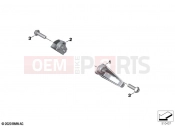 BMW Motorrad BMW 2021 S models S 1000 XR (0E41, 0E43) Bracket, additional headlight | Bracket, additional headlight