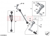BMW Motorrad BMW 2020 S models S 1000 XR (0E41, 0E43) Outer gearshift parts | Outer gearshift parts