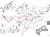 DUCATI STREETFIGHTER V2 BATTERY HOLDER [XST:JPN]