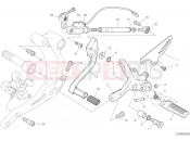 DUCATI STREETFIGHTER V2 FOOTRESTS, LEFT