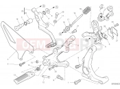 DUCATI STREETFIGHTER V2 FOOTRESTS, RIGHT