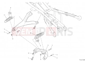 DUCATI STREETFIGHTER V2 REAR FOOTREST