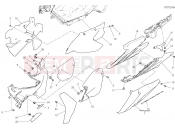 DUCATI STREETFIGHTER V2 FAIRING, LH