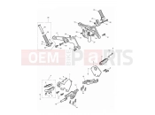 Triumph 2013 THUNDERBIRD Footrests & Mountings