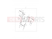 Triumph 2013 THUNDERBIRD Screen Mounting Brackets