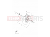 YAMAHA BWS 50 CW50 (5WWV) 2016 FRONT WHEEL
