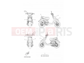 YAMAHA BWS 50 CW50 (5WWV) 2016 GRAPHIC & EMBLEM