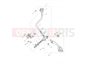 TRIUMPH STREET SCRAMBLER Rear Brake Master Cylinder...