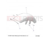 INDIAN CHIEF DARK HORSE 116 ALL OPTIONS (R01) (N23DMDBH) BODY | BODY, FENDER, FRONT - N23DMDBH ALL OPTIONS (201368C)