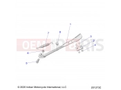 INDIAN CHIEF DARK HORSE 116 ALL OPTIONS (R01) (N23DMDBH) CHASSIS | CHASSIS, SIDE STAND - N23DMDBH ALL OPTIONS (201273C)