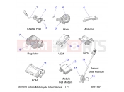 INDIAN CHIEF DARK HORSE 116 ALL OPTIONS (R01) (N23DMDBH) ELECTRICAL | ELECTRICAL, COMPONENTS 1 - N23DMDBH ALL OPTIONS (201312C)
