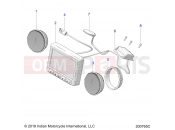 INDIAN 2023 CHIEFTAIN LIMITED ALL OPTIONS (R01) (N23TCABB) ELECTRICAL | ELECTRICAL, INSTRUMENT CLUSTER - N23TCABB ALL OPTIONS (200765C)