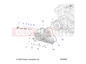 INDIAN 2023 SCOUT SIXTY ALL OPTIONS (R01) - N23MSA11/MSB11 ENGINE | ENGINE, COVER ASM., PRIMARY DRIVE - N23MSA11/MSB11 ALL OPTIONS (200990C)