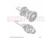 INDIAN 2024 CHIEFTAIN 111 ALL OPTIONS (R01) (N24TCBAA) DRIVE TRAIN » DRIVE TRAIN, INPUT/OUTPUT SHAFT ASM. - ALL OPTIONS (201623C)