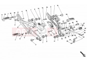DUCATI 1998 Monster 900 FOOTREST » FRAME