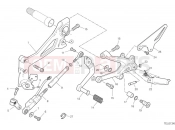 DUCATI Streetfighter V4 Left footrest & gear shift pedal