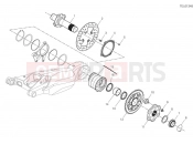 DUCATI Streetfighter V4 Rear wheel spindle