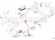 DUCATI 2024 Multistrada V2 S Travel Side stand & center stand