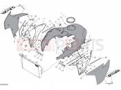 DUCATI 2024 Multistrada V2 S Travel Upper fairings (Ducati Red)