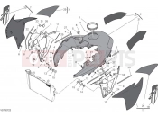 DUCATI 2024 Multistrada V2 S Travel Upper fairings (Thrilling Black)