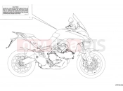 DUCATI 2024 Multistrada V2 S Travel Warning label