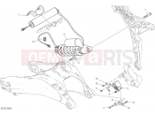 DUCATI 2024 Multistrada V2 S Travel Rear shock absorber