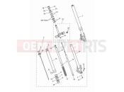 TRIUMPH Tiger 900 Rally Aragon Edition Front fork & lower yoke assy
