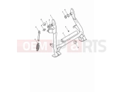 TRIUMPH Tiger 900 Rally Aragon Edition Center stand