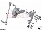 BMW Motorrad BMW 2019 R models R 1250 RT 19 (0J61, 0J63) Level sensor, rear | Level sensor, rear