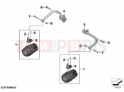 BMW Motorrad BMW 2019 R models R 1250 RT 19 (0J61, 0J63) LED additional headlight 