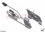 BMW Motorrad BMW 2019 R models R 1250 RT 19 (0J61, 0J63) Preparation for navigation system | Preparation for navigation system