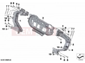 BMW Motorrad BMW 2019 R models R 1250 RT 19 (0J61, 0J63) Clothes holder, front | Clothes holder, front