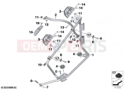 BMW Motorrad BMW 2019 R models R 1250 RT 19 (0J61, 0J63) Case holder, official-use | Case holder, official-use