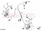 BMW Motorrad BMW 2019 R models R 1250 RT 19 (0J61, 0J63) Retrofitting, LED additional headlight | Retrofitting, LED additional headlight