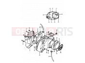 SUZUKI A100 L (1990) 3 - CRANKCASE COVER (A100N)