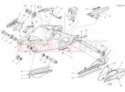 DUCATI 2024 Multistrada V4 S Grand Tour Rear swingarm