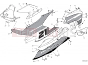 DUCATI 2024 Panigale V2 Troy Bayliss Left side fairings