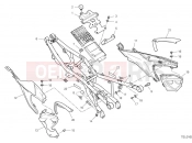 DUCATI 2024 Panigale V2 Troy Bayliss Rear subframe
