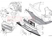 DUCATI 2024 Panigale V2 Troy Bayliss Right side fairings