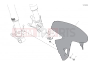 DUCATI 2024 Panigale V2 Troy Bayliss Front mudguard