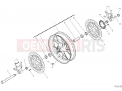 DUCATI 2024 Panigale V2 Troy Bayliss Front wheel
