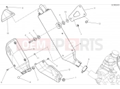 DUCATI DesertX Rally Exhaust silencer